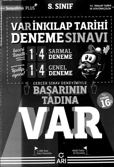 VAR İNKILAP TARİHİ DENEME SINAVI BAŞARININ TADINA VAR