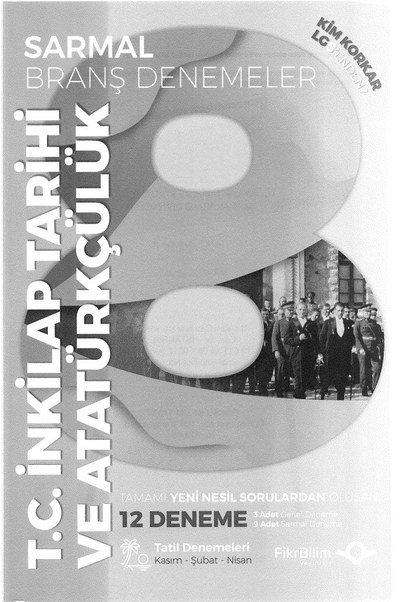 SARMAL BRANŞ DENEMELERİ T.C. İNKILAP VE ATATÜRKÇÜLÜK 12 DENEME