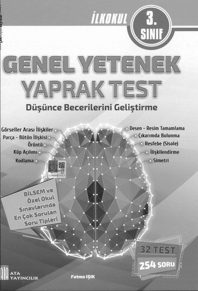 GENEL YETENEK DÜŞÜNCE BECERİLERİNİ GELİŞTİRME Zeta Fotokopi