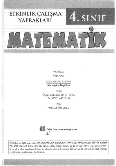 MATEMATİK Zeta Fotokopi