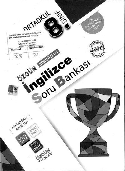 İNGİLİZCE SORU BANKASI KONU ÖZETLİ ÖZGÜN Zeta Fotokopi