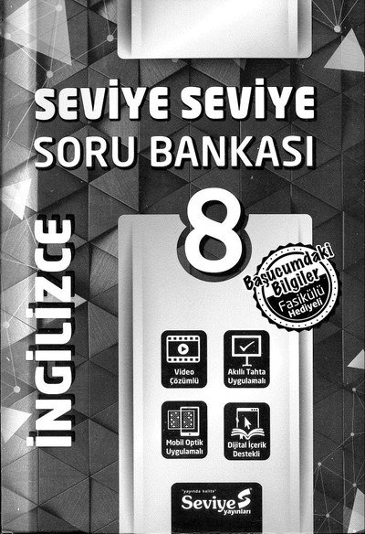 SORU BANKASI SEVİYE SEVİYE İNGİLİZCE Zeta Fotokopi