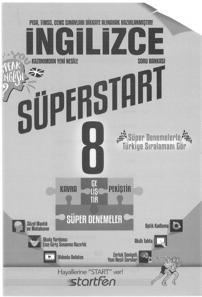 İNGİLİZCE SORU BANKASI SÜPERSTART Zeta Fotokopi