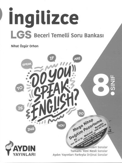 İNGİLZİCE LGS BECERİ TEMELLİ SORU BANKASI Zeta Fotokopi