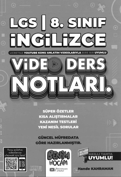 LGS İNGİLİZCE VİDEO DERS NOTLARI