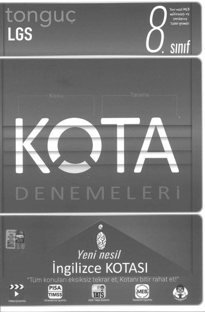 LGS KOTA DENEMELERİ YENİ NESİL İNGİLİZCE KOTASI Zeta Fotokopi