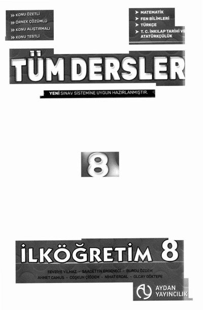 TÜM DERSLER SORU BANKASI KONU ÖZETLİ Zeta Fotokopi