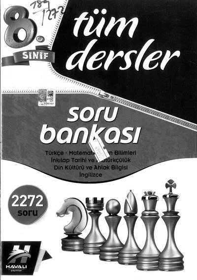 TÜM DERSLER SORU BANKASI 2272 SORU Zeta Fotokopi