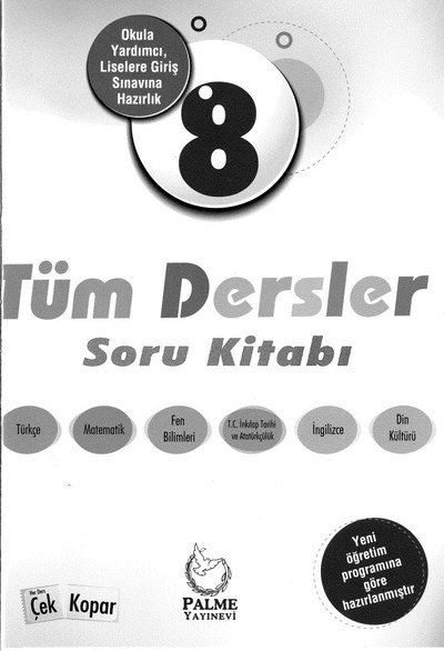 TÜM DERSLER SORU KİTABI Zeta Fotokopi