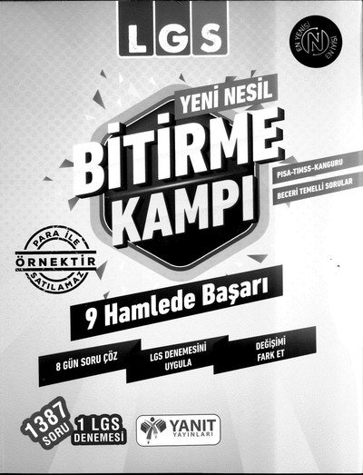 LGS YENİ NESİL BİTİRME KAMPI 9 HAMLEDE BAŞARI Zeta Fotokopi