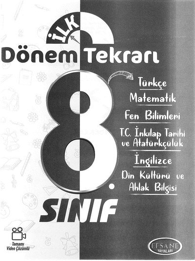 İLK DÖNEM TEKRARI TÜM DERSLER