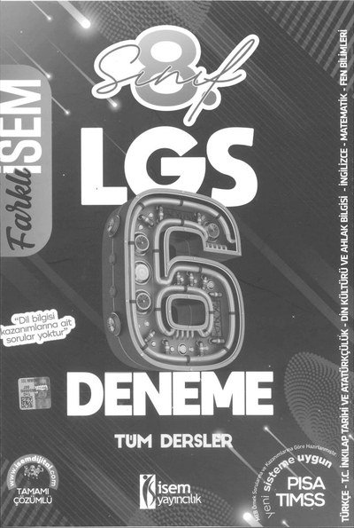 LGS 6 DENEME TÜM DERSLER Zeta Fotokopi