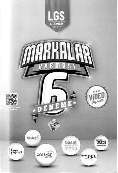 LGS 1. DÖNEM KONULARI MARKALAR KARMASI 6 DENEME Zeta Fotokopi