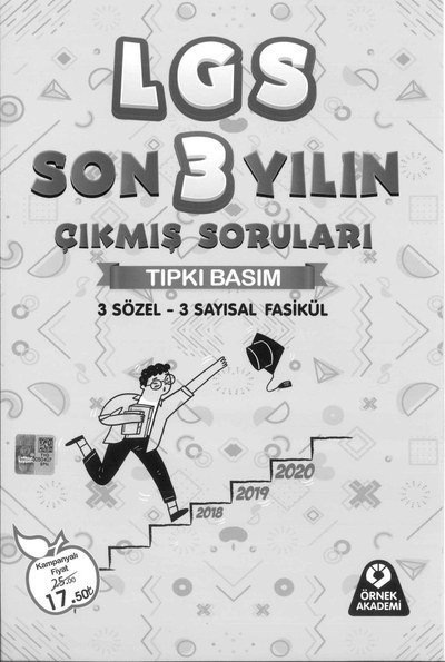LGS SON 3 YILIN ÇIKMIŞ SORULARI TIPKI BASIM 3 SÖZEL 3 SAYISAL FASİKÜL Zeta Fotokopi