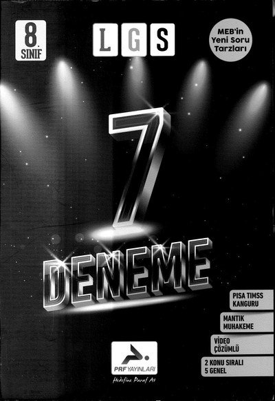 LGS 7 DENEME MEBİN'İN YENİ SORU TARZLARI Zeta Fotokopi