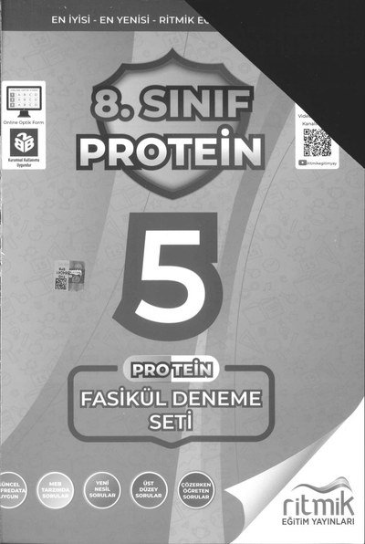 PROTEİN 5 FASİKÜL DENEME SETİ Zeta Fotokopi