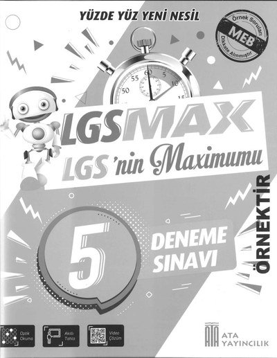 LGSMAX LGS'NİN MAXİMUMU 5 DENEME SINAVI Zeta Fotokopi