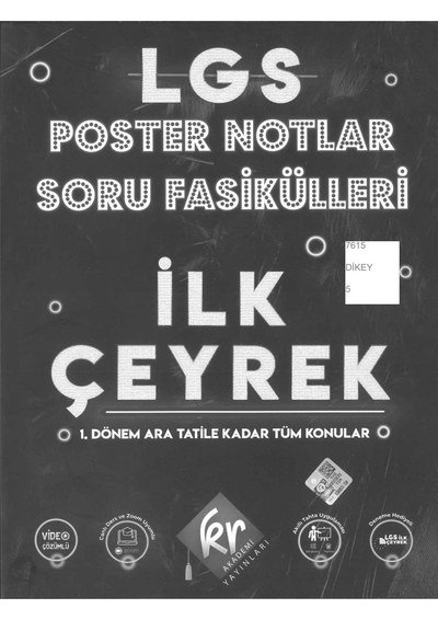 LGS POSTER NOTLAR SORU FASİKÜLLERİ İLK ÇEYREK Zeta Fotokopi