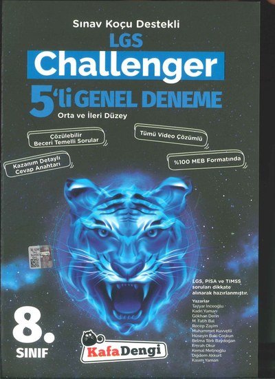 CHALLENGER 5'Lİ GENEL DENEME Zeta Fotokopi