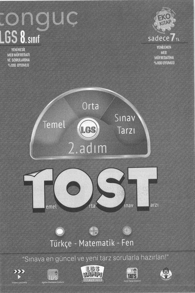 LGS TOST 2. ADIM TEMEL ORTA SINAV TARZI Zeta Fotokopi