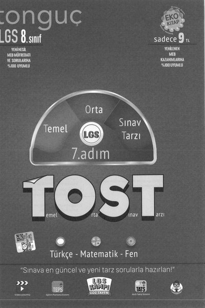LGS TOST 7. ADIM TEMEL ORTA SINAV TARZI Zeta Fotokopi