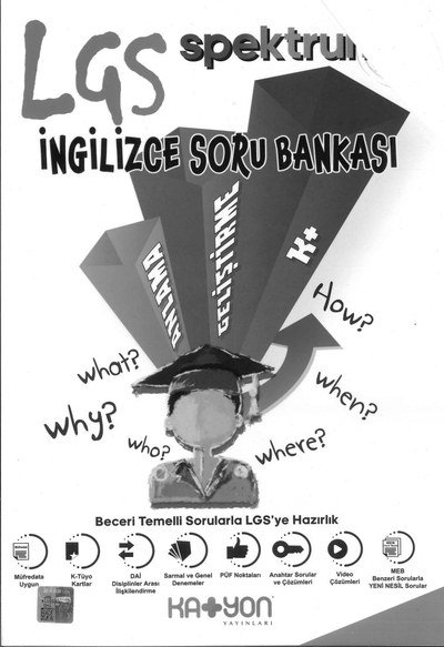 LGS İNGİLİZCE SORU BANKASI SPEKTRUM Zeta Fotokopi
