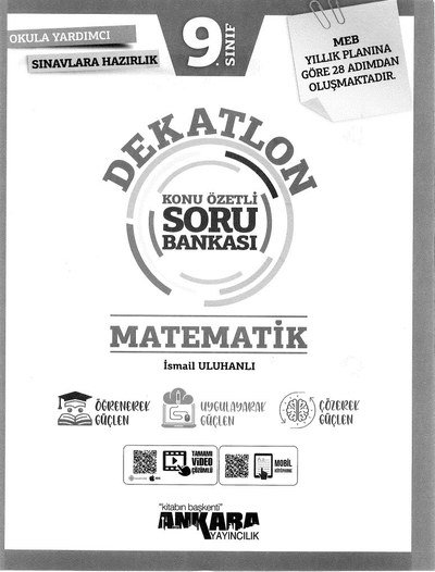 DEKATLON KONU ÖZETLİ SORU BANKASI MATEMATİK Zeta Fotokopi