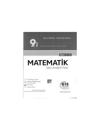 MATEMATİK DERS ANLATIM FÖYÜ Zeta Fotokopi