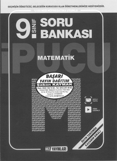 SORU BANKASI MATEMATİK Zeta Fotokopi