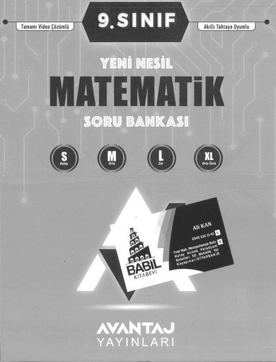 YENİ NESİL MATEMATİ KSORU BANKASI SMLXL Zeta Fotokopi