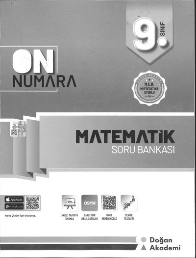 ON NUMARA MATEMATİK SORU BANKASI