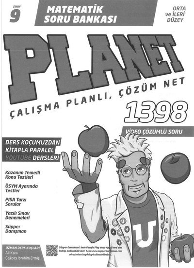 PALNET ÇALIŞMA PLANLI ÇÖZÜM NET 1398 SORU MATEMATİK SORU BANKASI Zeta Fotokopi