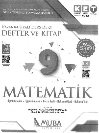 MATEMATİK KAZANIM SIRALI DERS DERS DEFTER VE KİTAP Zeta Fotokopi