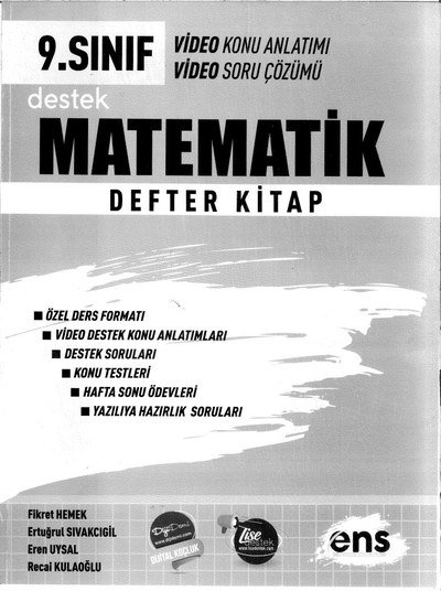 MATEMATİK DEFTER KİTAP KONU ANLATIMI Zeta Fotokopi
