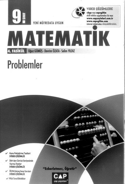 MATEMATİK 4. FASİKÜL PROBLEMLER