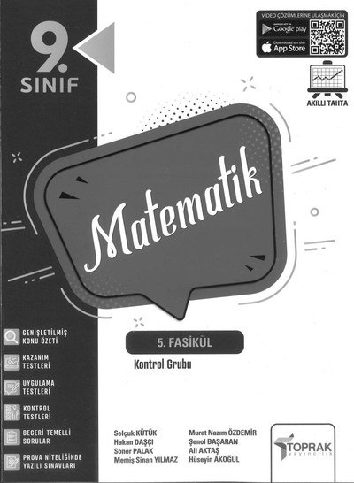 MATEMATİK 5. FASİKÜL KONTROL GRUBU Zeta Fotokopi