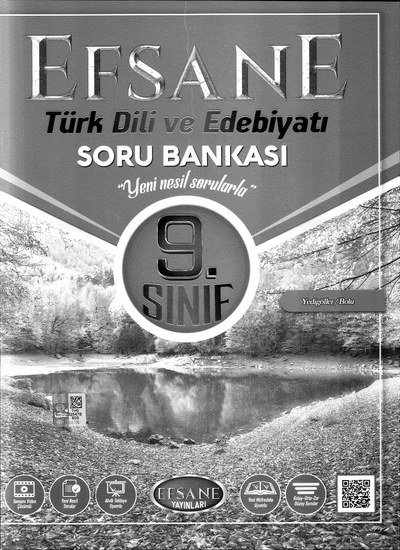 EFSANE TÜRK DİLİ VE EDEBİYATI SORU BANKASI Zeta Fotokopi