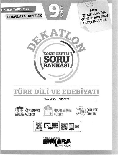 DEAKTLON KONU ÖZETLİ SORU BANKASI TÜRK DİLİ VE EDEBİYATI Zeta Fotokopi