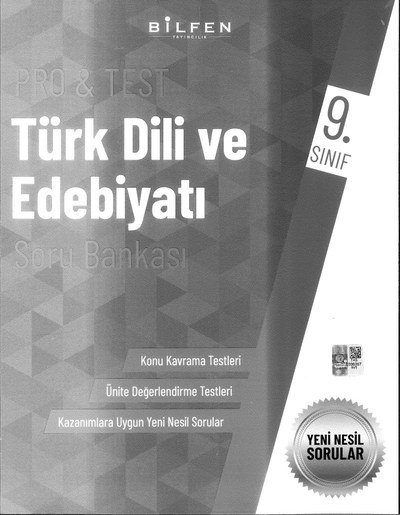 PRO & TEST TÜRK DİLİ VE EDEBİYATI SORU BANKASI