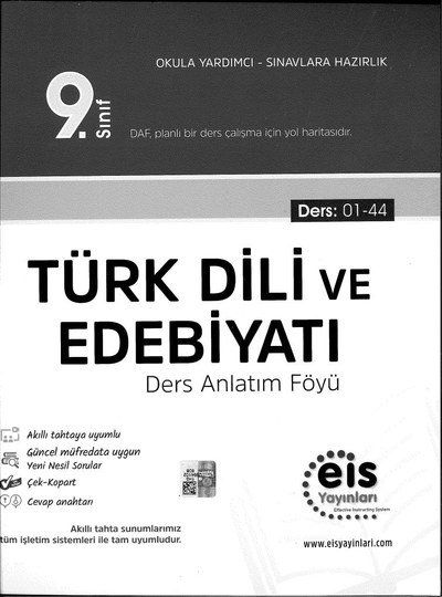 TÜRK DİLİ VE EDEBİYATI DERS ANLATIM FÖYÜ Zeta Fotokopi