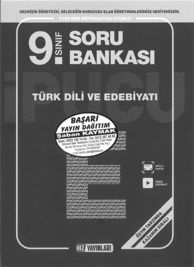 TÜRK DİLİ VE EDEBİYATI SORU BANKASI