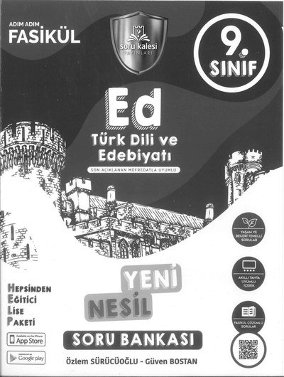 TÜRK DİLİ VE EDEBİYATI SON AÇIKLANAN MÜFREDATLA UYGUN YENİ NESİL SORU BANKASI Zeta Fotokopi