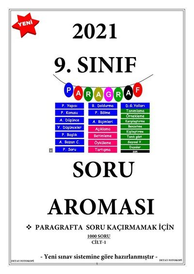 PARAGRAF SORU BANKASI 750 SORU Zeta Fotokopi