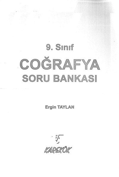 COĞRAFYA SORU BANKASI Zeta Fotokopi