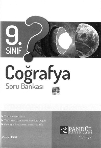 COĞRAFYA SORU BANKASI YENİ NESİL SORULAR