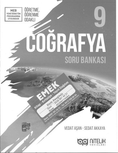COĞRAFYA SORU BANKASI ÖĞRETME ÖĞRENME ODAKLI Zeta Fotokopi