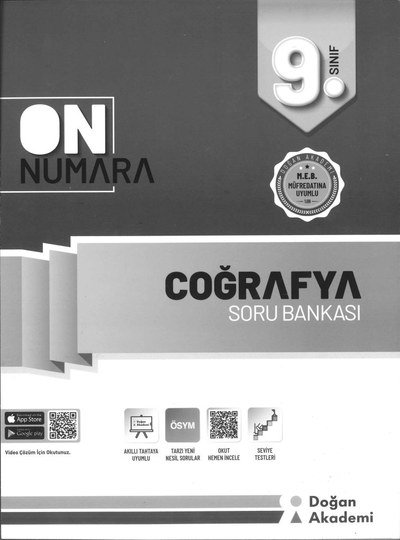 ON NUMARA COĞRAFYA SORU BANKASI Zeta Fotokopi