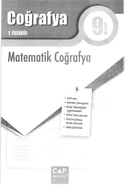 COĞRAFYA 1. FASİKÜL MATEMATİK COĞRAFYA