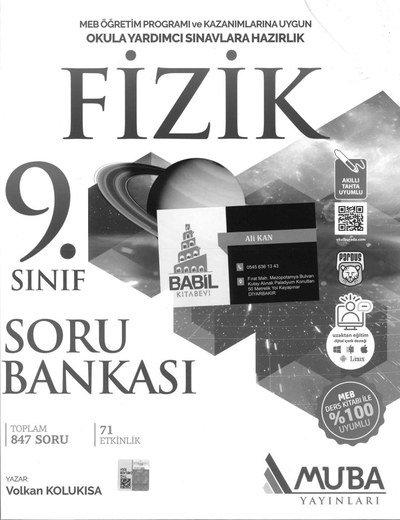 FİZİK SORU BANKASI Zeta Fotokopi