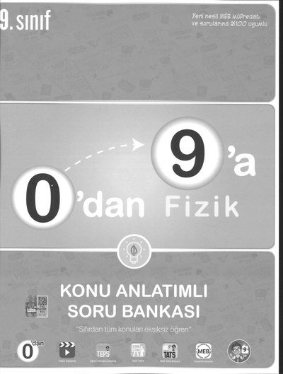 0'DAN 9'A FİZİK KONU ANLATIMLI SORU BANKASI Zeta Fotokopi